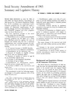 Social Security Amendments of 1965 - balustradellc