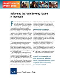 Social Security System Reform in Indonesia (English) - balustradellc