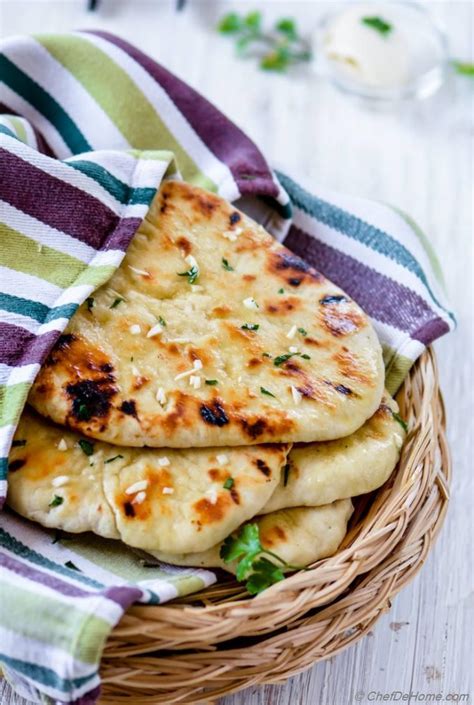 Soft Garlic Butter Naan Without Yeast - balustradellc