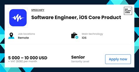 Software Engineer, iOS Core Product - Delhi, India at Speechify - balustradellc