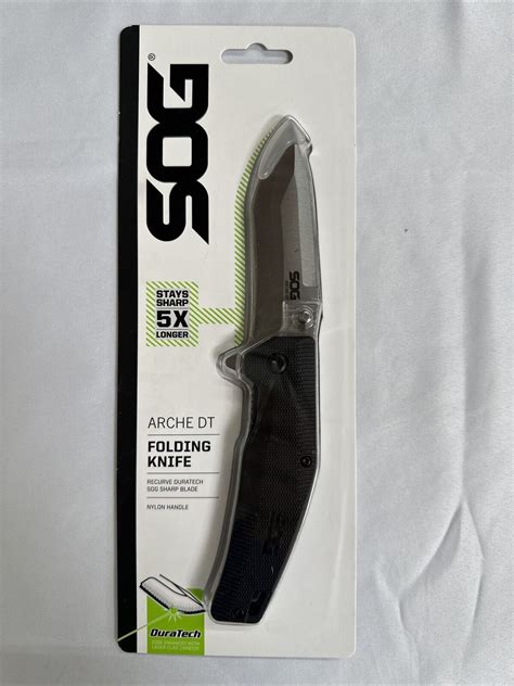 SOG ARCHE DT DURATECH Assisted Knife Unused #4565133980