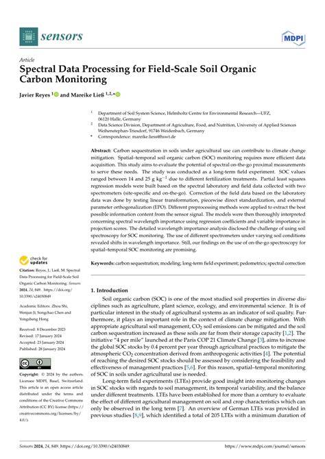 Soil Organic Carbon Monitoring Market is projected to expand - raincitystudios.com