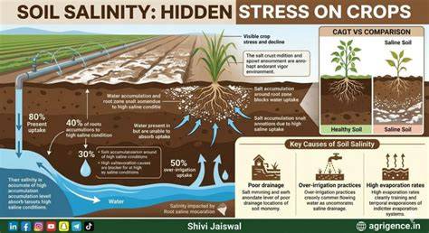 Soil Salinity Challenges in Irrigated Agriculture - raincitystudios.com