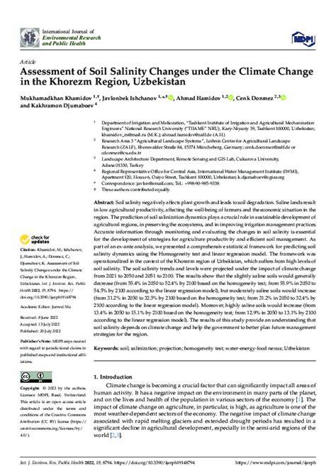 Soil salinity under climate change: Challenges for sustainable ... - raincitystudios.com