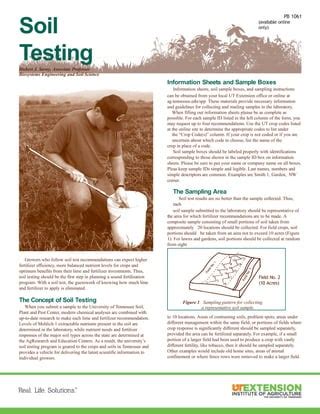 Soil Test Recommendations for Agronomic Crops - muktibox.com