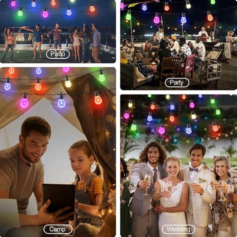 Solar Flair LED String Light Smart RGB - Color-Changing Garden Lighting ... - balustradellc