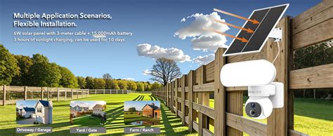 Solar Floodlight Camera with 1500LM Bright Lights-2K Wireless Outdoor ... - balustradellc