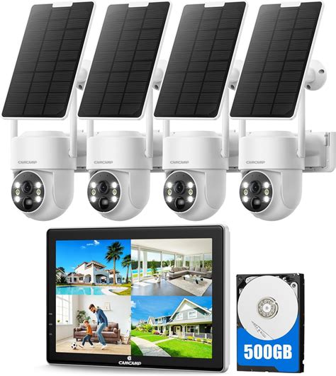 Solar Powered Security Cameras - aosu - balustradellc