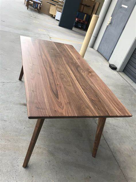 Solid Black Walnut Hardwood Dining Table - Aus made - AUSFURNITURE - balustradellc