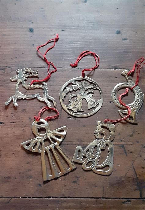 Solid Brass Ornaments Vintage - Etsy - muktibox.com