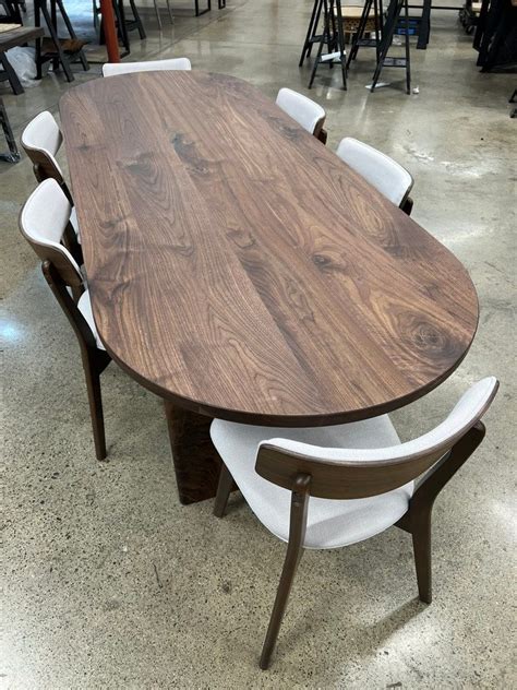 Solid Walnut Dining Tables | Modern & Extending Walnut Tables - balustradellc