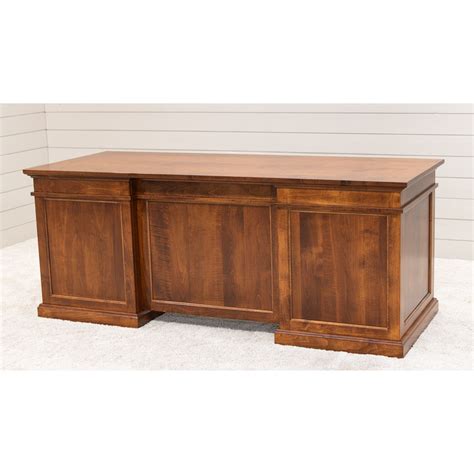 Solid Wood Executive Desk for Home Office | Executive … - balustradellc