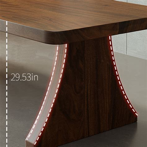 Solid Wood Walnut Dining Table - Etsy - balustradellc