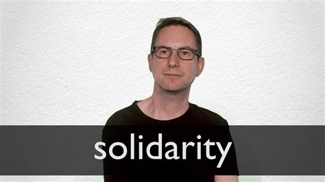 SOLIDARITY Pronunciation in English - Cambridge …