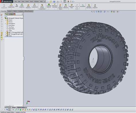 SOLIDWORKS, tire - Recent models 3D CAD Model Collection