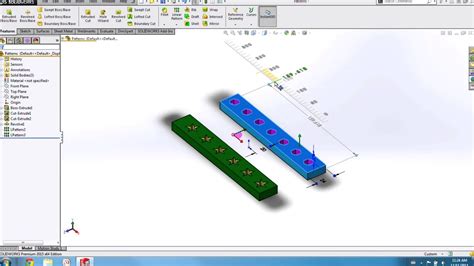 SOLIDWORKS New in 2015 Linear Patterns YouTube