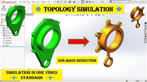 SOLIDWORKS Simulation - Topology Optimization - YouTube