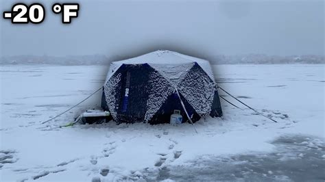 Solo Winter Camping on The Ice. Ice Camping - balustradellc