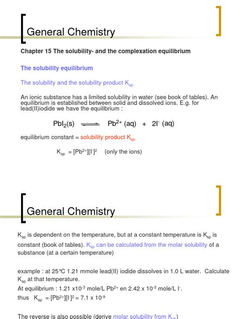 Solubility and Complexation Equilibriums - ChemicalAid - wintechmobiles.com