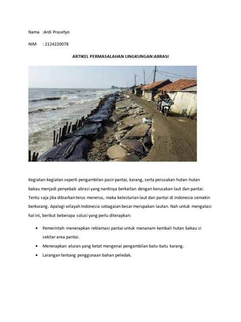 Solusi Mengatasi Abrasi Pantai - raincitystudios.com