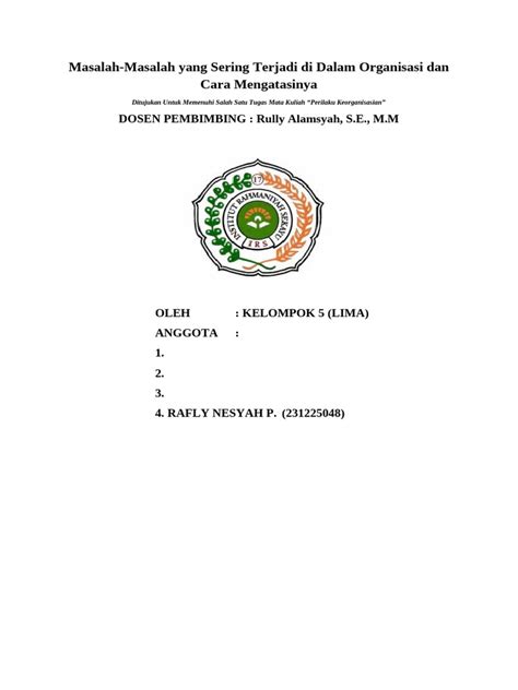 Solusi Mengatasi Masalah dalam Organisasi dengan … - balustradellc