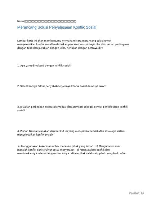 SOLUSI PENYELESAIAN - HABITAT DAN KORIDOR … - raincitystudios.com