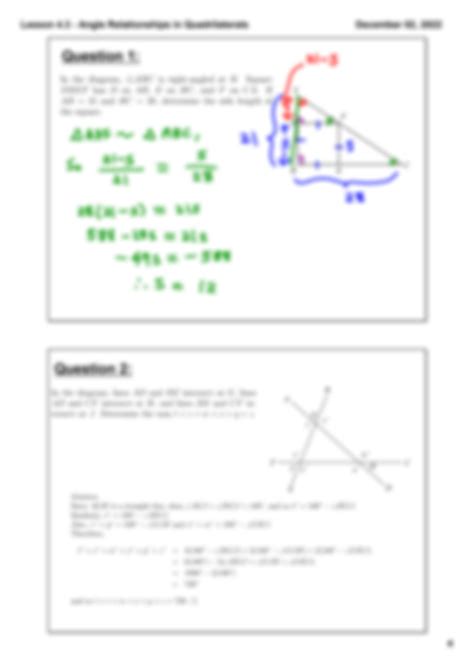 SOLUTION: Geometry: Angle Relationships Measures Studypool