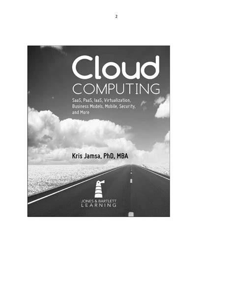 SOLUTION: Kris jamsa cloudcomputing pdf - Studypool