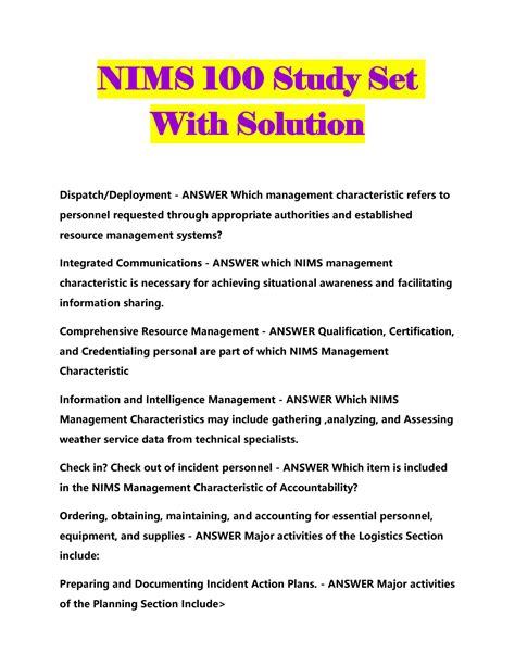 SOLUTION: Nims edited - Studypool