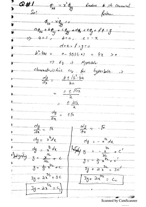 SOLUTION Partial differential equation solved questions Studypool