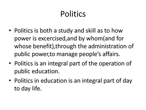 SOLUTION Politics in campus university advantages and disadvantages a