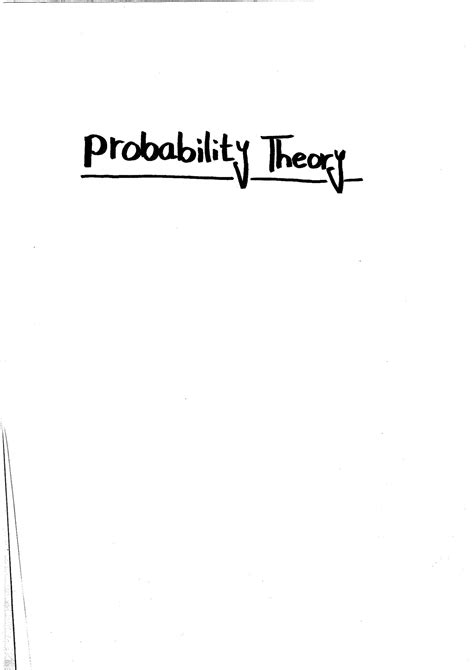 SOLUTION Probability and statistics probability theory Studypool
