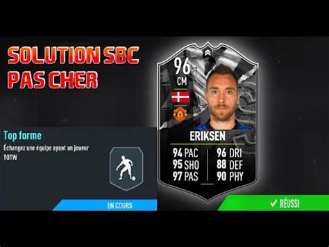 SOLUTION SBC CHRISTIAN ERIKSEN TOP FORME PAS CHER SANS ... - YouTube