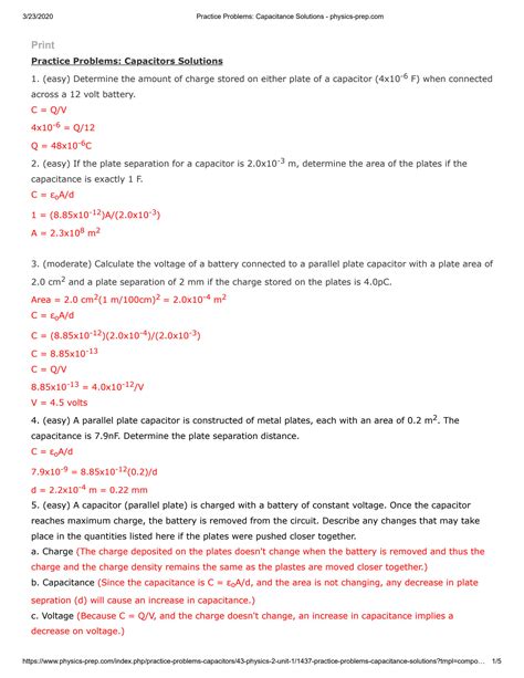 Solutions for Practice Problems - Mr. Arthur's Science Page - wintechmobiles.com