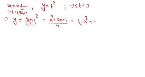 SOLVEDFind a rectangular equation equivalent to the given pair of