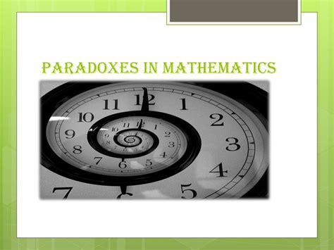 Some Examples of Mathematical Paradoxes with Implications for the ... - wintechmobiles.com
