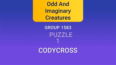 SOMETHING ODD OR DIFFERENT - Answers to CodyCross Puzzles