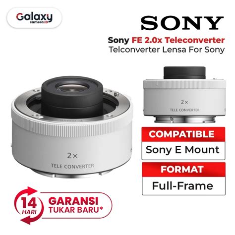 Sony FE 2.0x Teleconverter Lensa Original - balustradellc