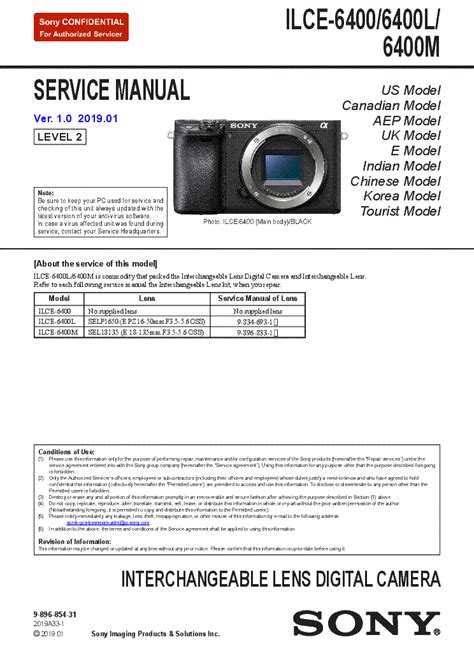 SONY ILCE-6400 HELP MANUAL Pdf Download - balustradellc