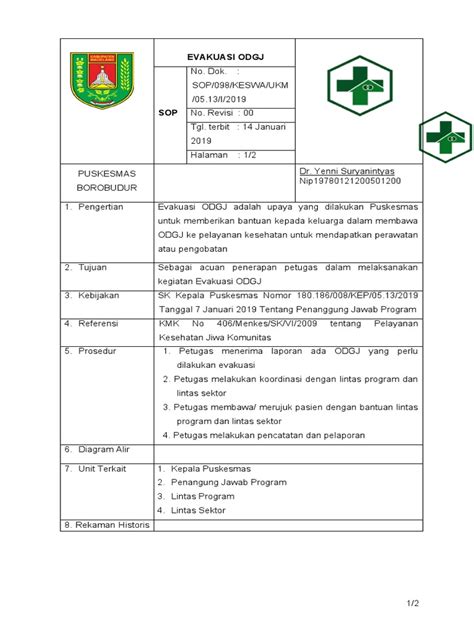 SOP Evakuasi dan Transportasi Korban | PDF | Sains … - balustradellc
