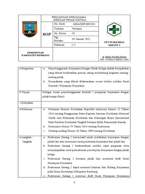 SOP KERJASAMA - Raden Fatah - raincitystudios.com
