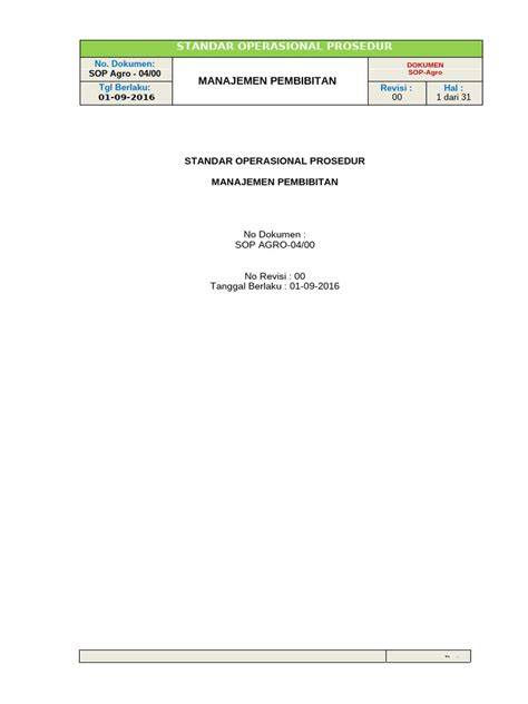 SOP Pembibitan Kelapa Sawit Unggul | PDF - Scribd - raincitystudios.com