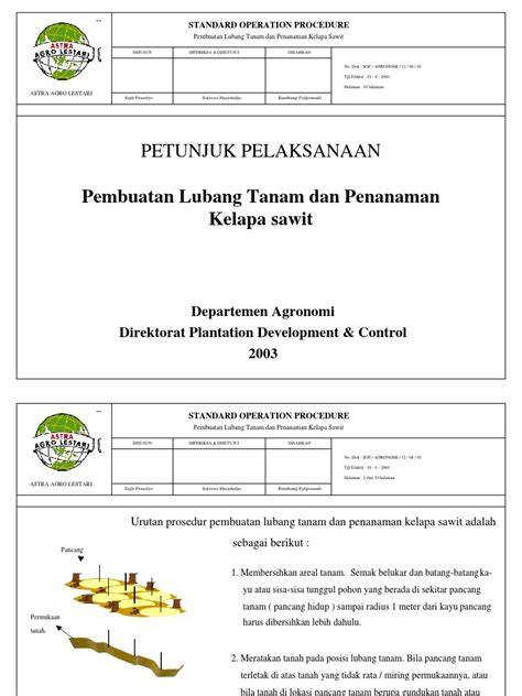 SOP Penanaman Kelapa Sawit - raincitystudios.com