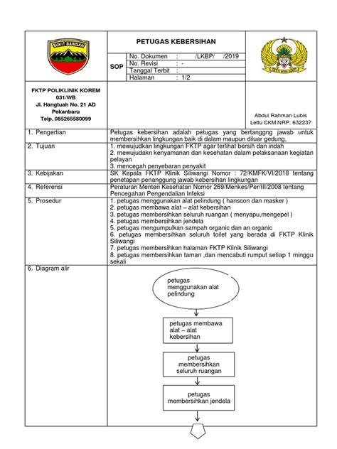 SOP Petugas Kebersihan RS - Free Download PDF - raincitystudios.com