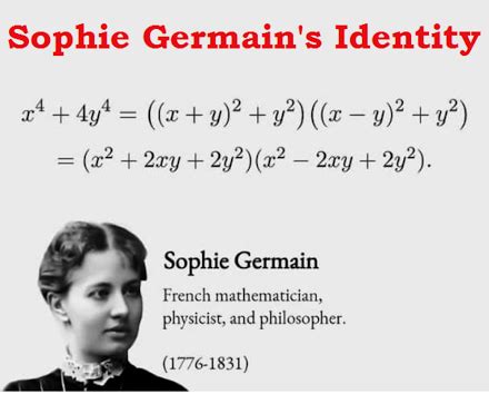Sophie Germain's identity - wintechmobiles.com