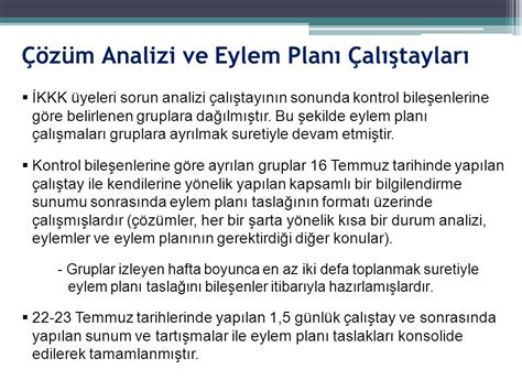 SORU İZLEME VE UYUM EYLEM PLANI.