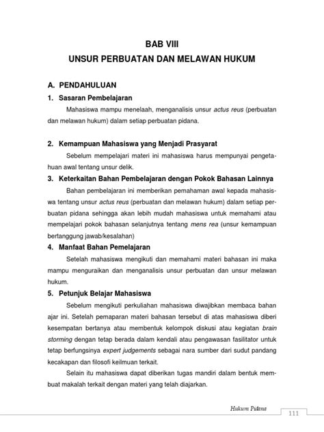 SOSIALISASI UNSUR PERBUATAN MELAWAN HUKUM DALAM … - balustradellc