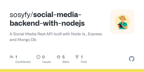 sosyfy/social-media-backend-with-nodejs - GitHub - coolestguyplanet.net