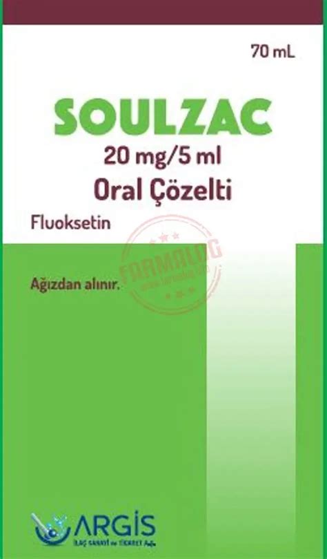 SOULZAC 20MG/5ML ORAL ÇÖZELTİ (70 ML) Satış Fiyatı: TL 55.