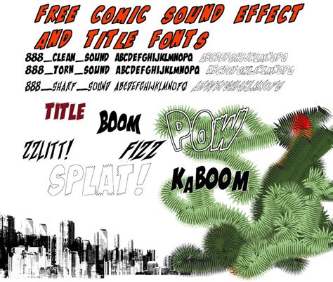 Sound Effect Fonts - Blambot Comic Fonts & Lettering - muktibox.com